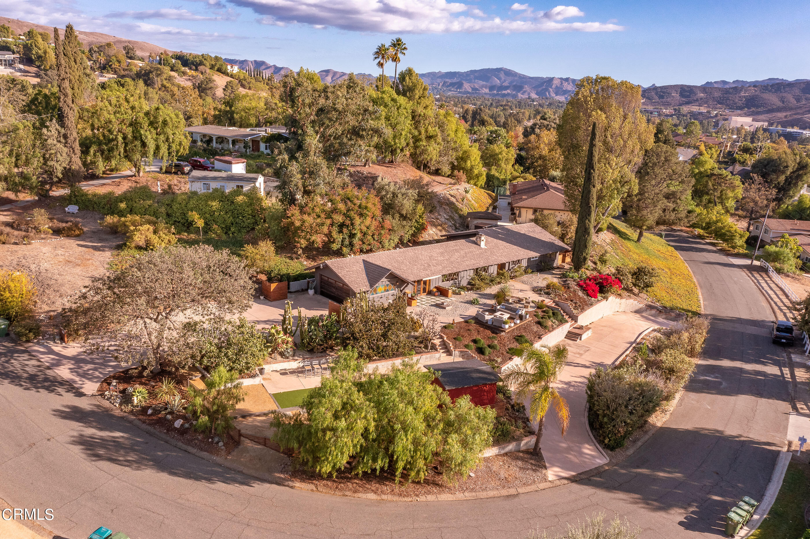 1644 Hauser Circle Thousand Oaks, CA 91362 - Photo 43 of 53 an aerial view of residential houses with outdoor space