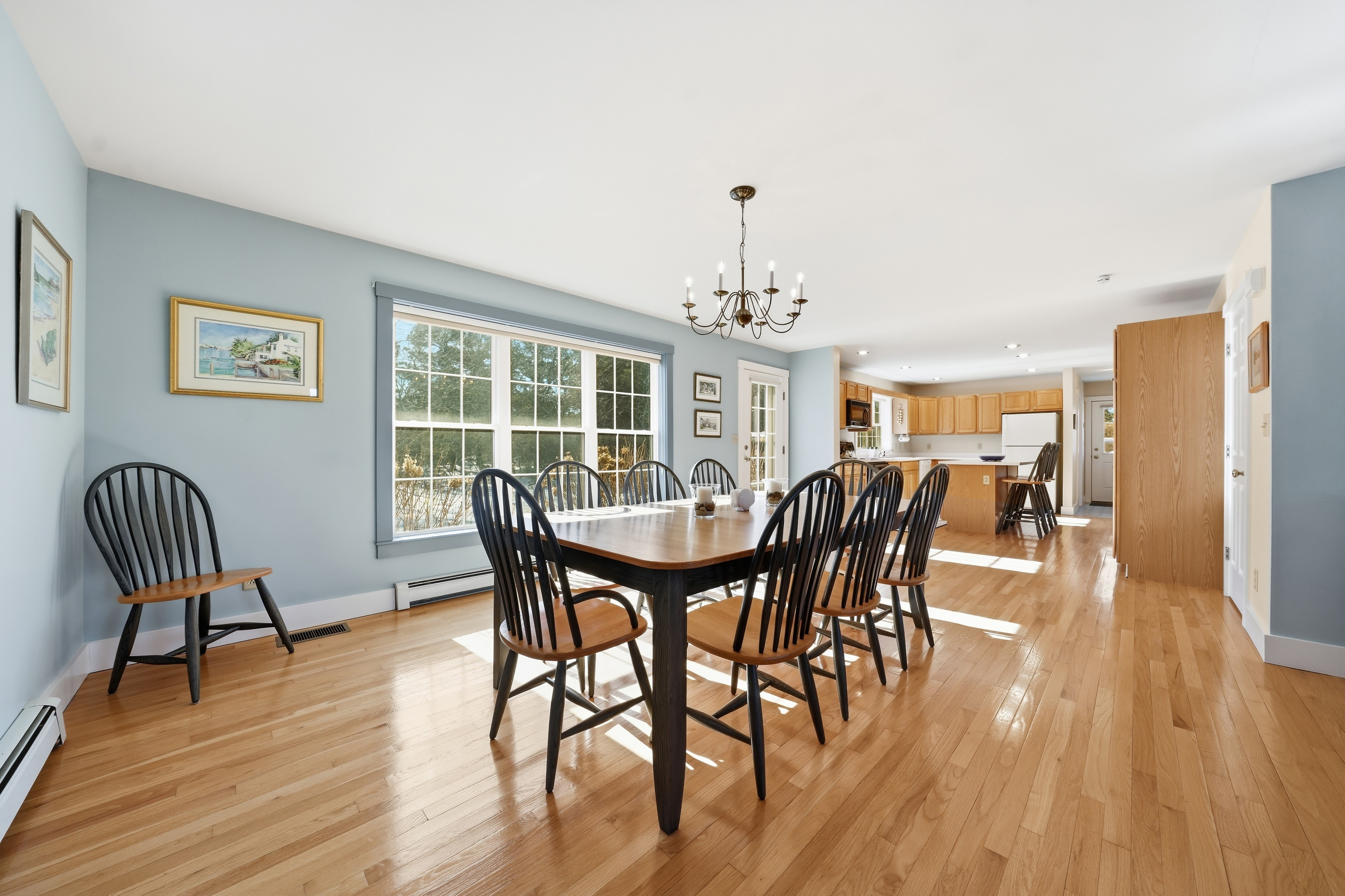 20 Rudder Lane Nantucket, MA 02554 - Photo 8 of 34 a view of a dining room with furniture window and wooden floor