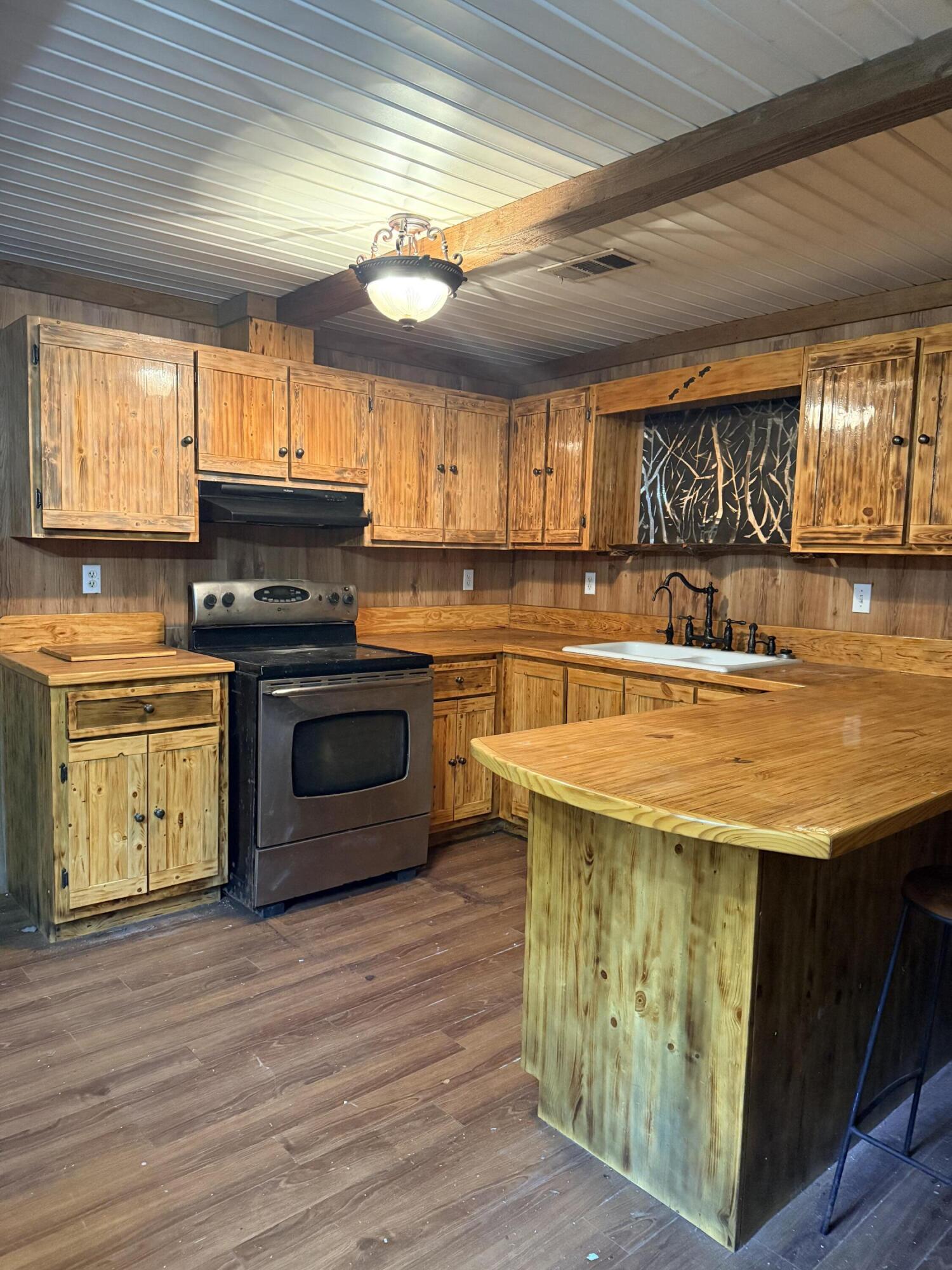 2483 Jordan Road Flomaton, AL 36441 - Photo 8 of 28 a kitchen with a stove and a sink