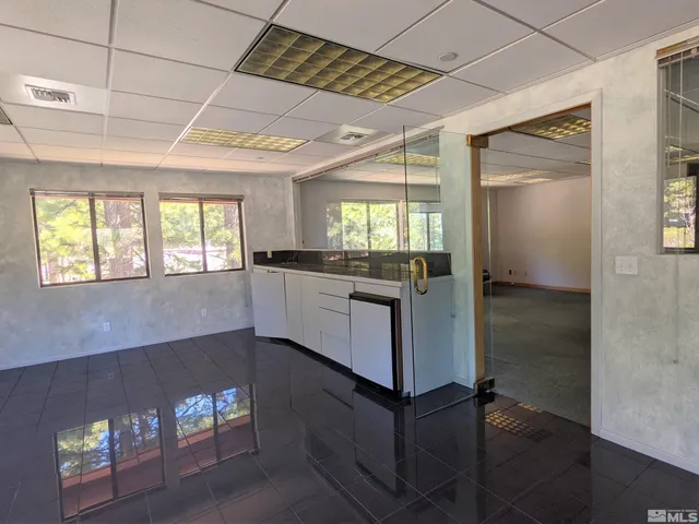 a view of a room with window