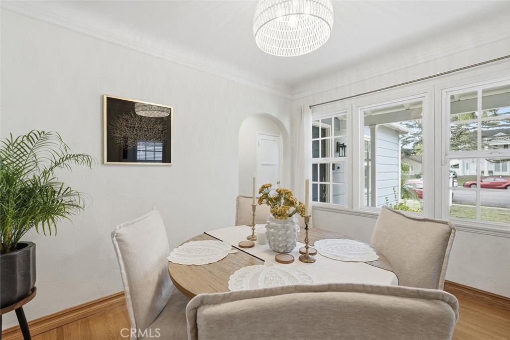 1424 Post Avenue Torrance, CA 90501 - Photo 2 of 34 a view of a dining room with furniture window and wooden floor
