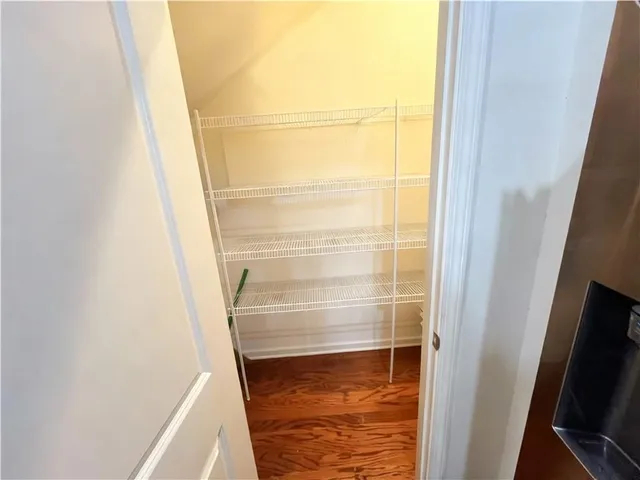 a view of a room with shelf