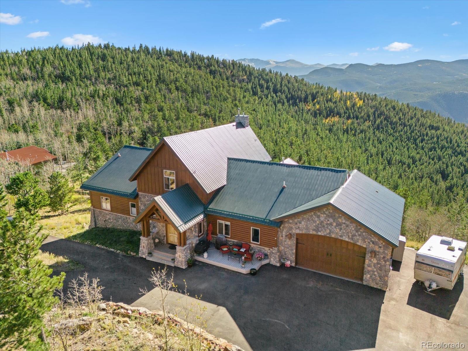 479 Dakota Ridge Road Idaho Springs, CO 80452 - Photo 45 of 50 a aerial view of a house