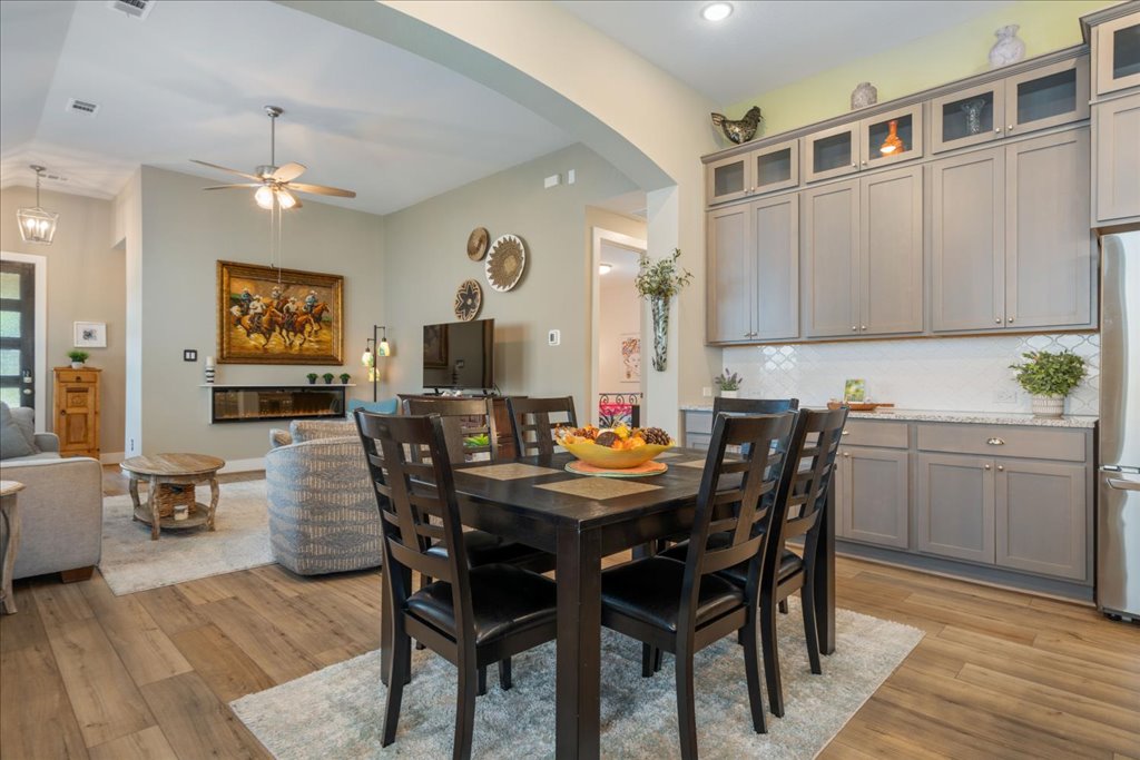 7912 Prairie Rye Drive Lago Vista, TX 78645 - Photo 5 of 37 Dining area with extended cabinetry