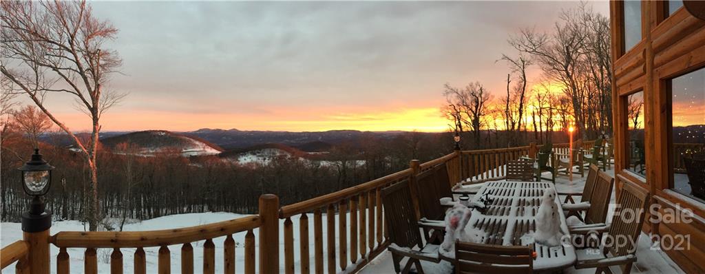 147 North Chappell Road, Unit 3 Banner Elk, NC 28604 - Photo 37 of 43 a view of a balcony with mountain view