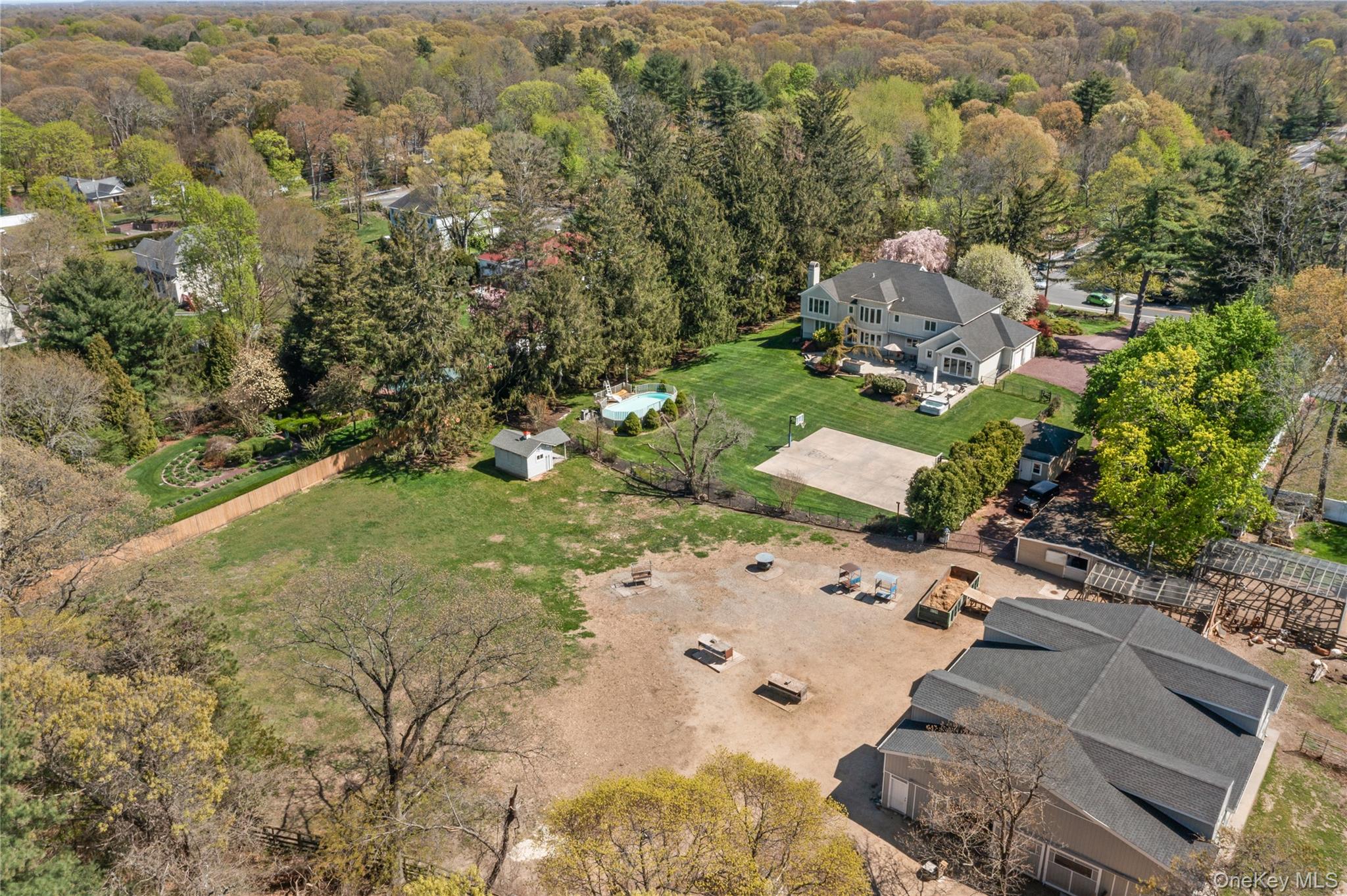 379 Smith Road Ronkonkoma, NY 11779 - Photo 32 of 38 an aerial view of a house with a yard