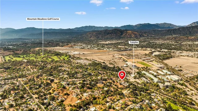 a view of a yard with plants