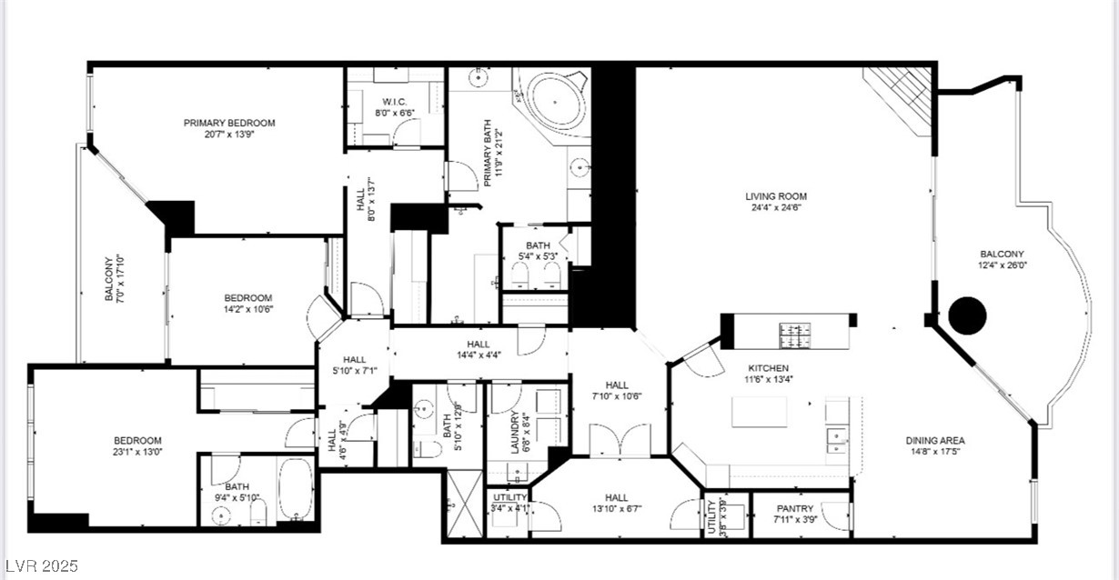 2877 Paradise Road, Unit 1602 Las Vegas, NV 89109 - Photo 3 of 3 Plan