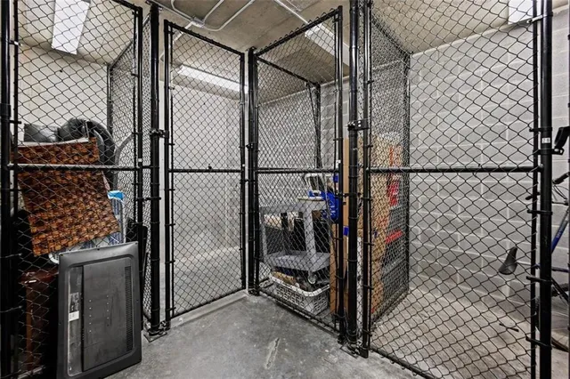 a view of a city with tall buildings