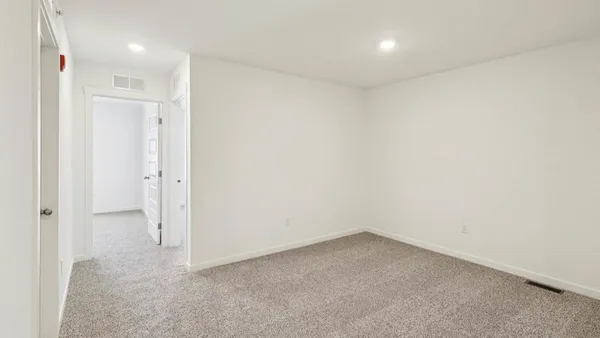 a view of an empty room