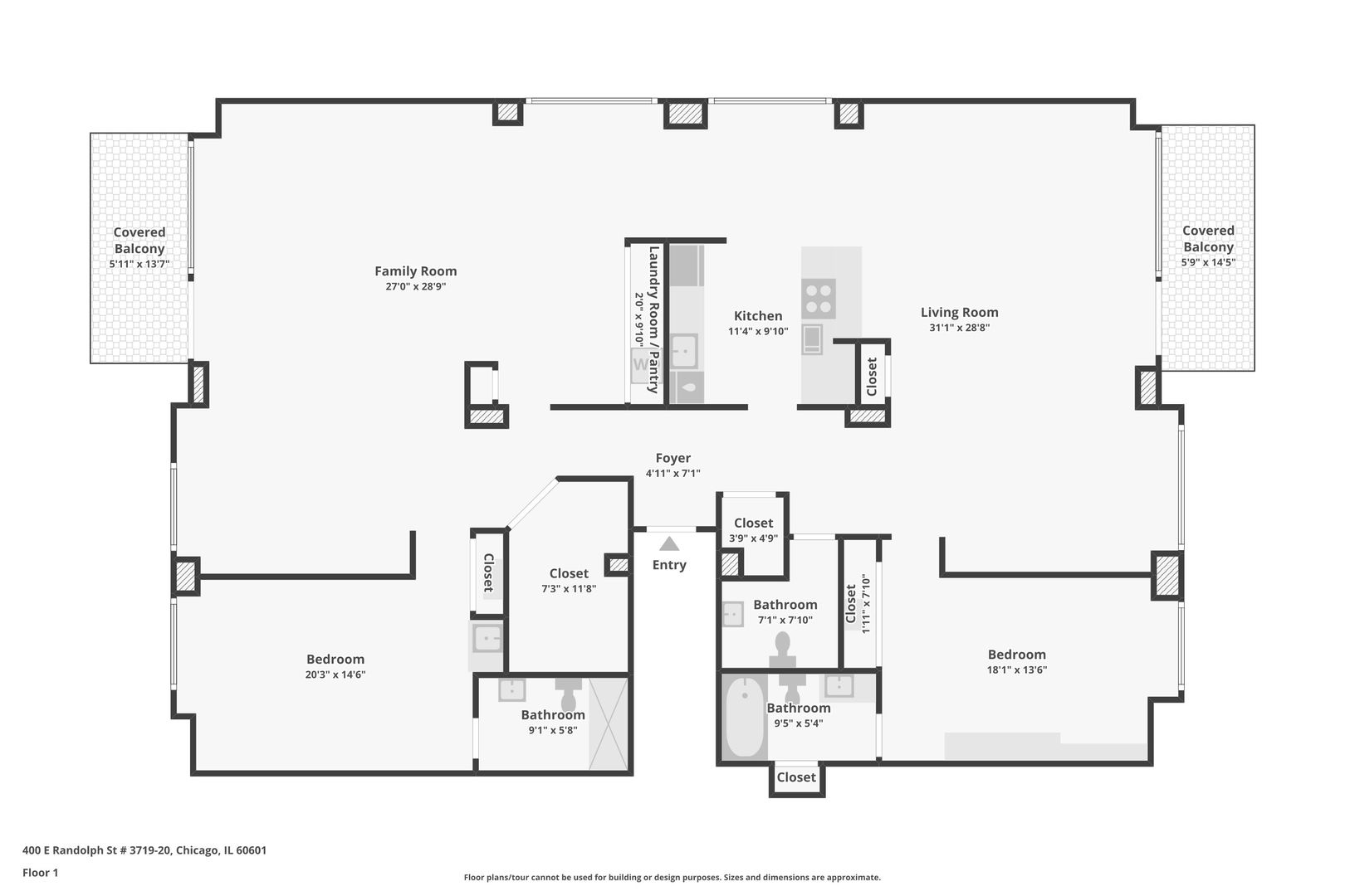 400 East Randolph Street, Unit 371920 Chicago, IL 60601 - Photo 38 of 55