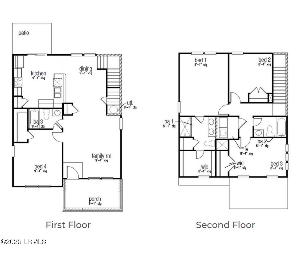 24 Twickenham Loop Yemassee, SC 29945 - Photo 45 of 45 Brunson Floorplan
