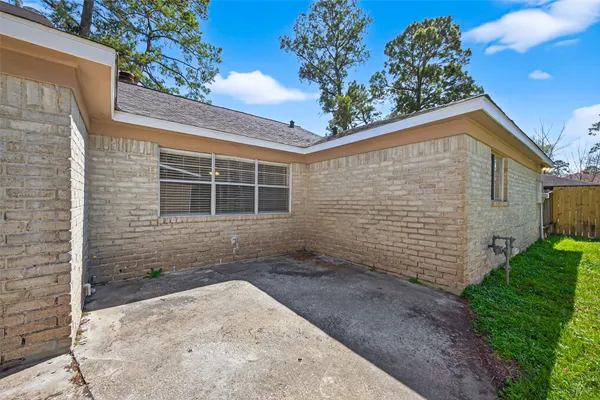 a view of a backyard with a garden
