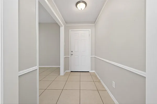 a view of an empty room