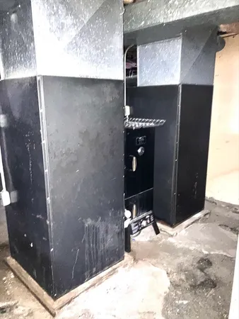 a close view of utility room