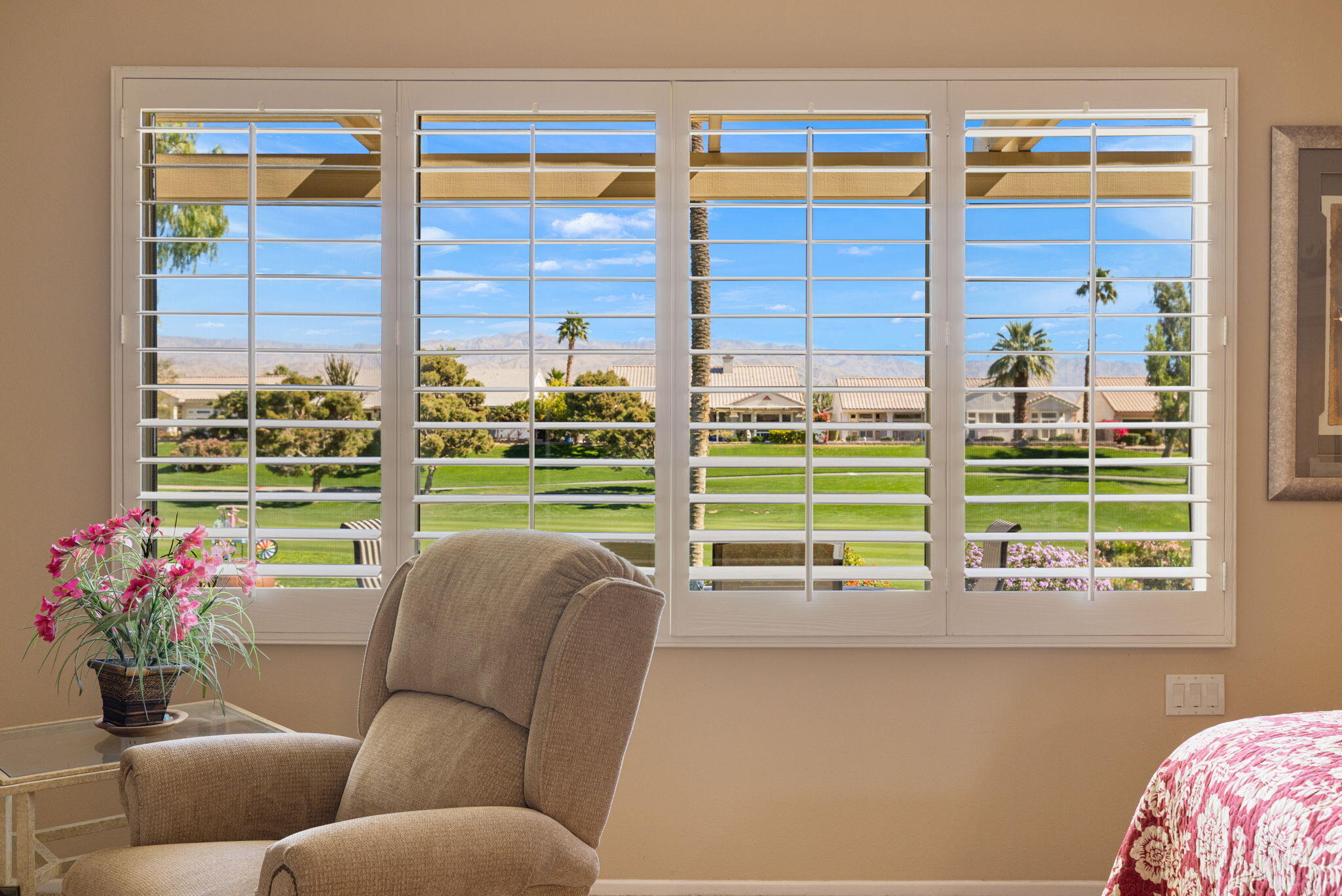 39611 Manorgate Road Palm Desert, CA 92211 - Photo 24 of 45 a living room with furniture and a window
