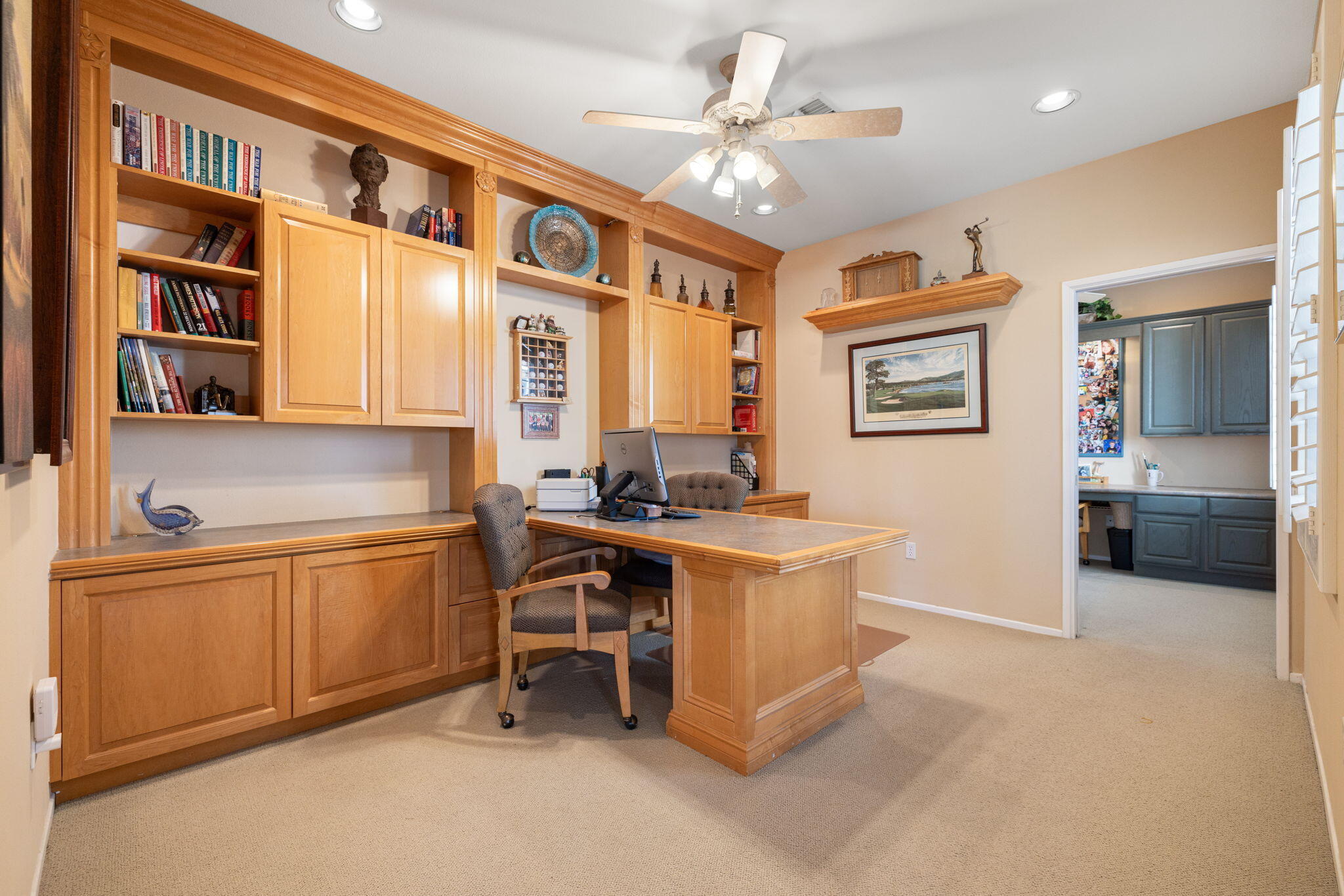 39611 Manorgate Road Palm Desert, CA 92211 - Photo 29 of 45 a view of a livingroom with workspace and a window