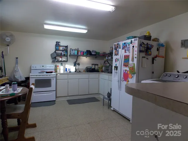 a room with storage and utility