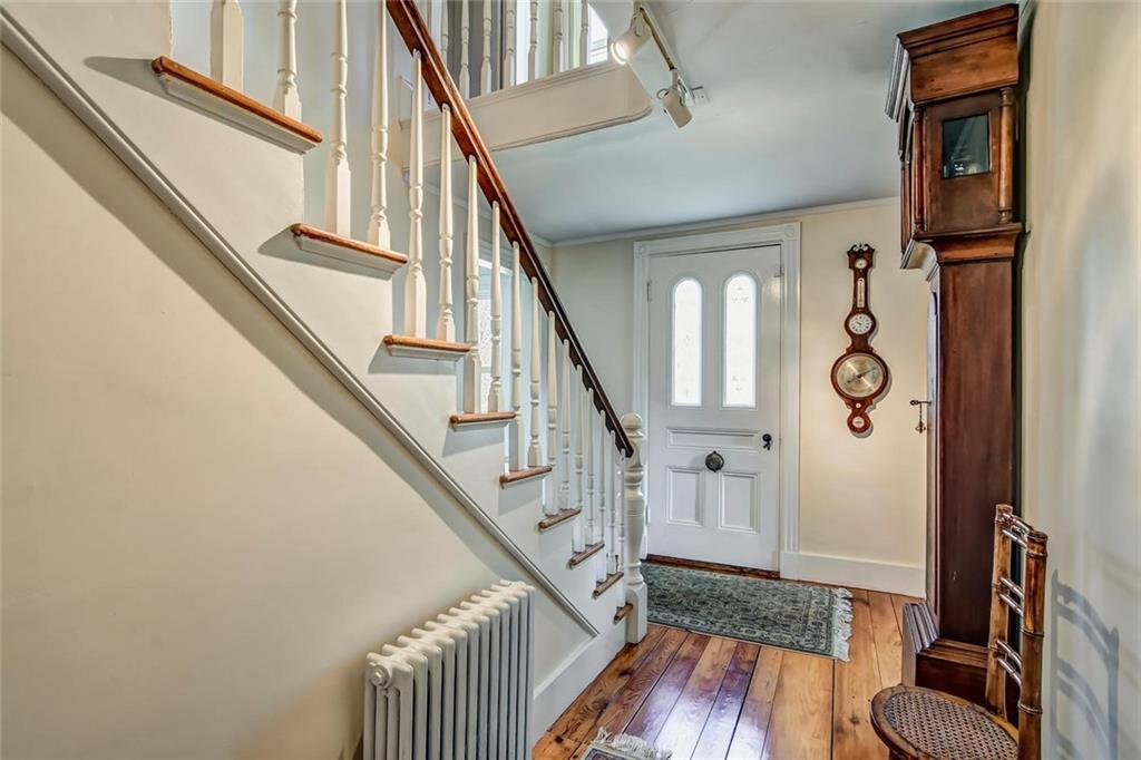 191 Bay Road Brooklin, ME 04616 - Photo 11 of 35 Formal front door in stairs hallway.