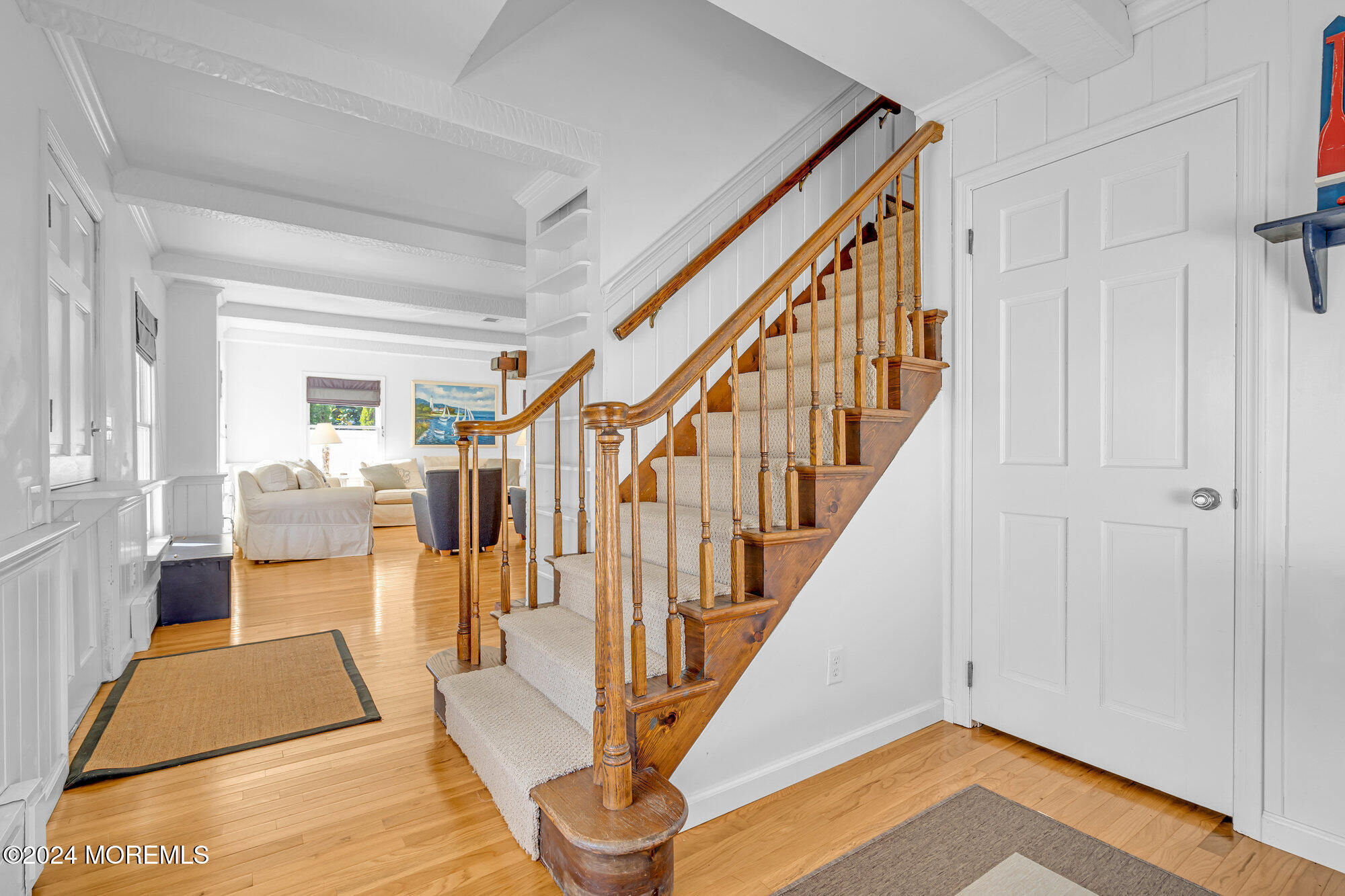 49 Dickman Drive Lavallette, NJ 08735 - Photo 4 of 63 a view of entryway and hall with wooden floor