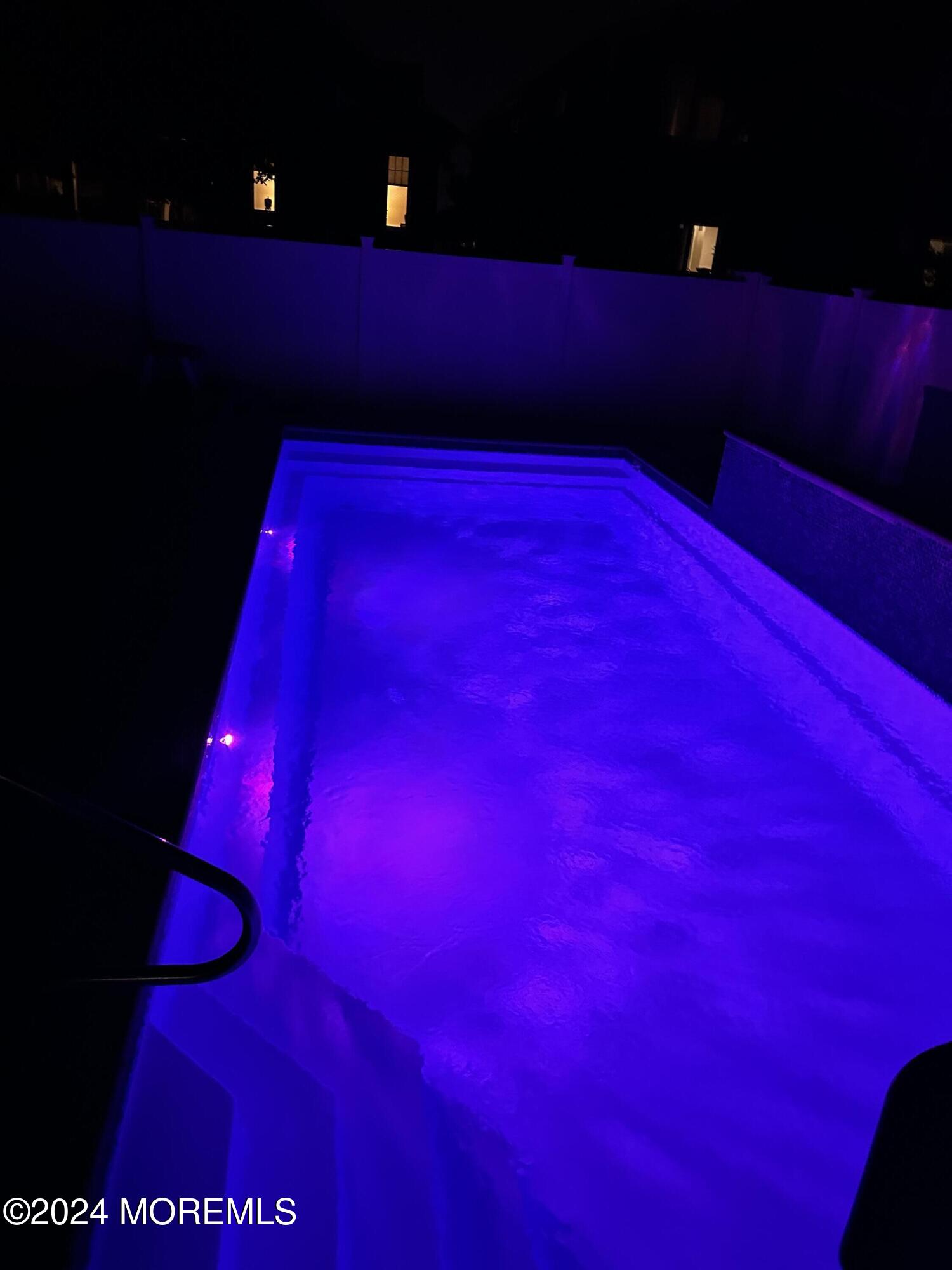 49 Dickman Drive Lavallette, NJ 08735 - Photo 47 of 63 Pool night shot