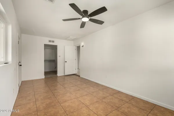 a view of a room with window