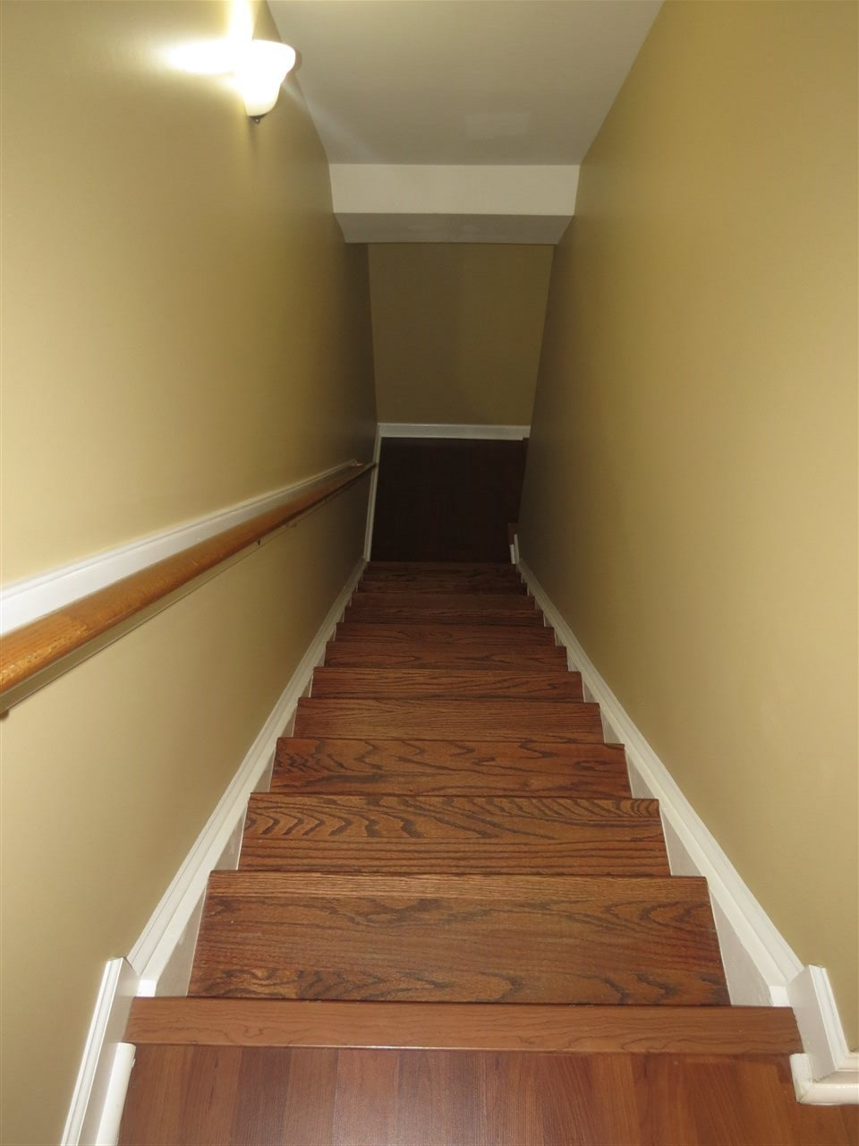 8004 Beech Tree Ridge Trail Raleigh, NC 27612 - Photo 23 of 30 Stairway leading to the basement, which is through the kitchen hallway.