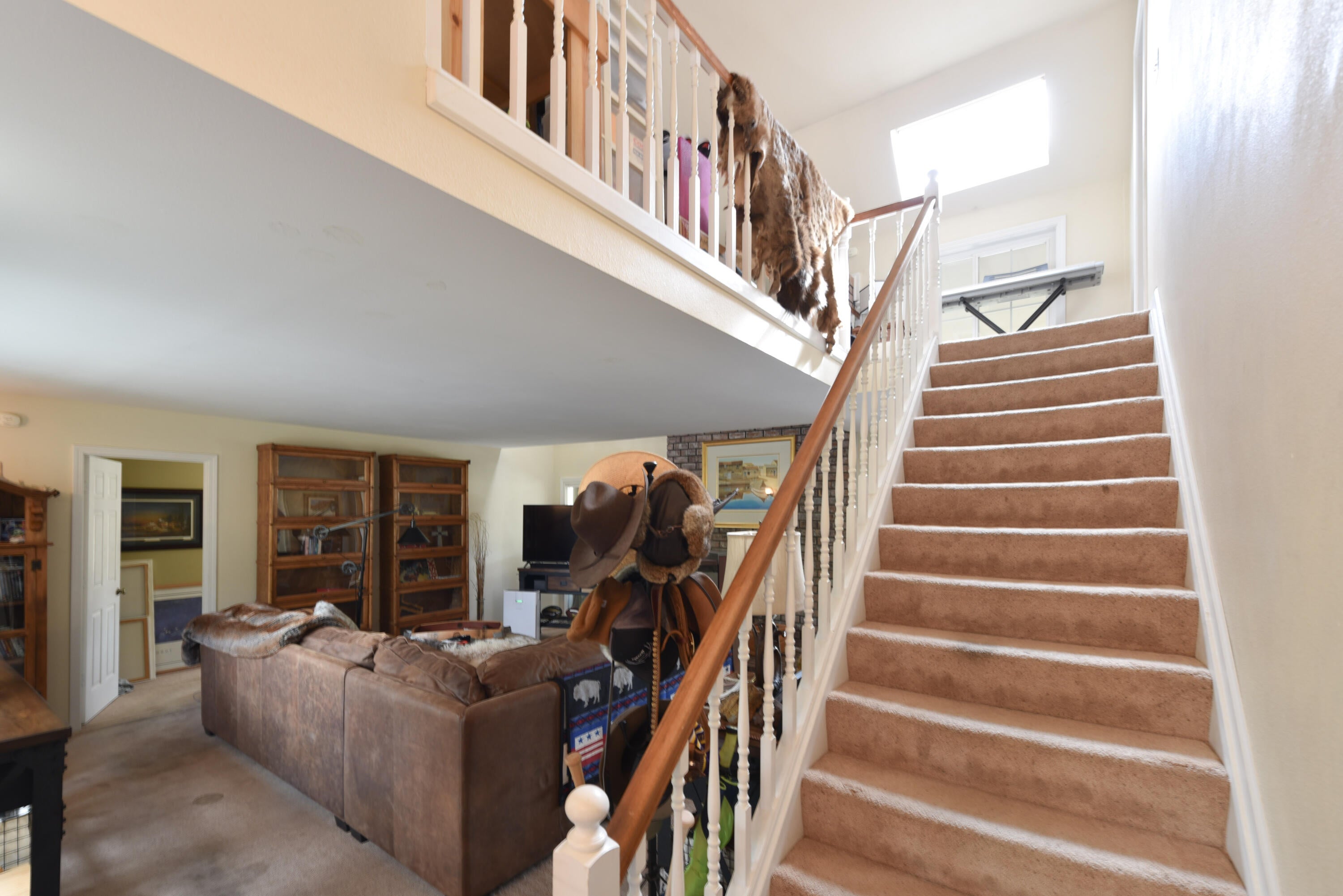 21698 Rickard Road Bend, OR 97702 - Photo 26 of 51 Staircase to the loft area and two more bedrooms.