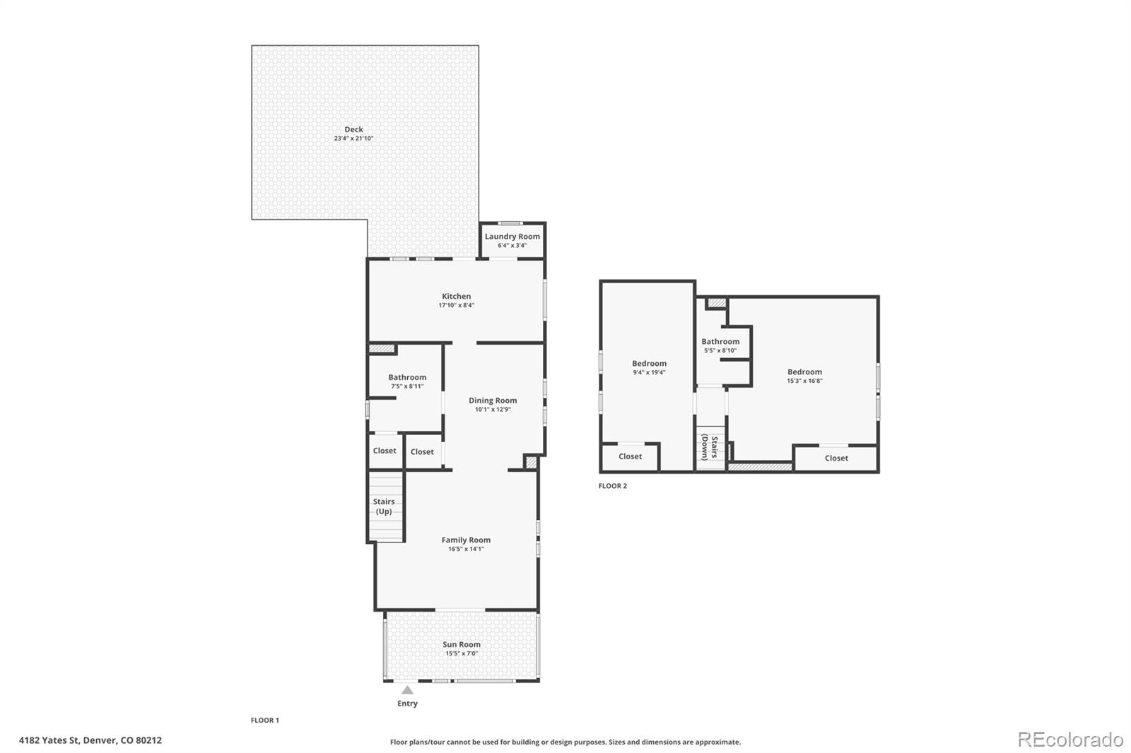 4182 Yates Street Denver, CO 80212 - Photo 39 of 48 a picture of a floor plan