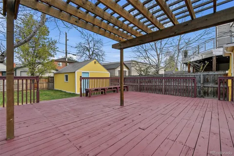 a view of a roof deck