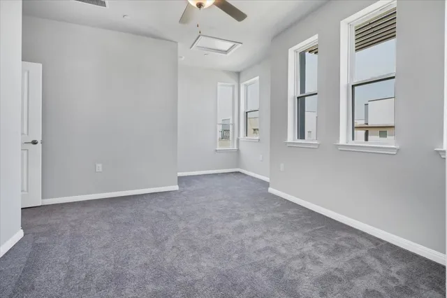 a bathroom with a sink vanity and a mirror