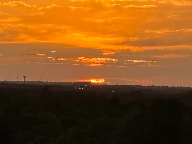 a view of city and ocean