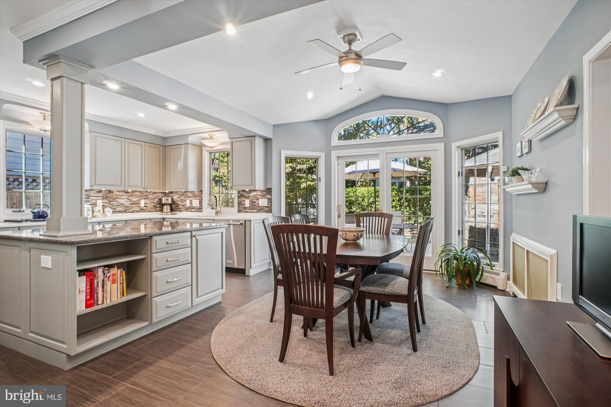 5103 Fairglen Lane Chevy Chase, MD 20815 - Photo 3 of 41 a view of a dining room with furniture window and wooden floor