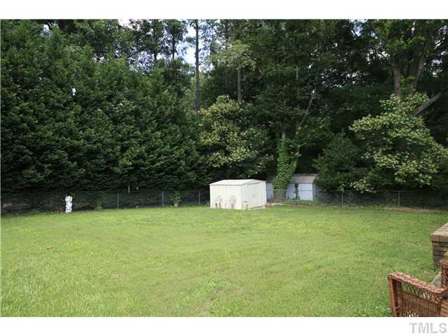 421 East Millbrook Road Raleigh, NC 27609 - Photo 12 of 12 Back yard
