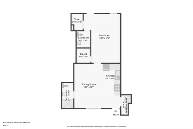 $399,900 | 600 Shirley Street, Unit 4, Winthrop, MA 02152