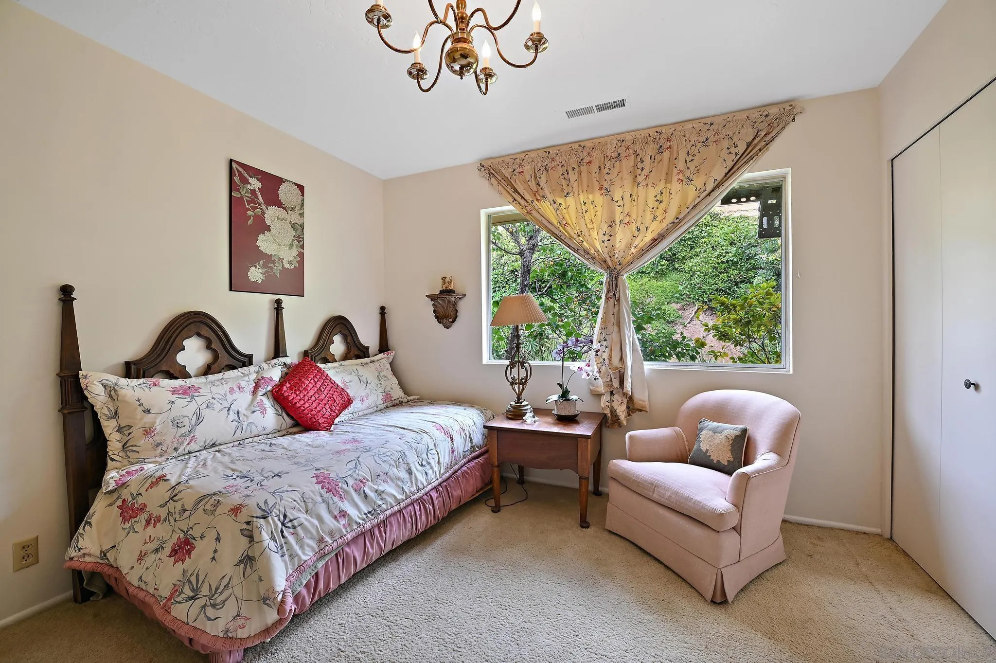 4200 Clearview Drive Carlsbad, CA 92008 - Photo 54 of 73 a bedroom with furniture and a large window