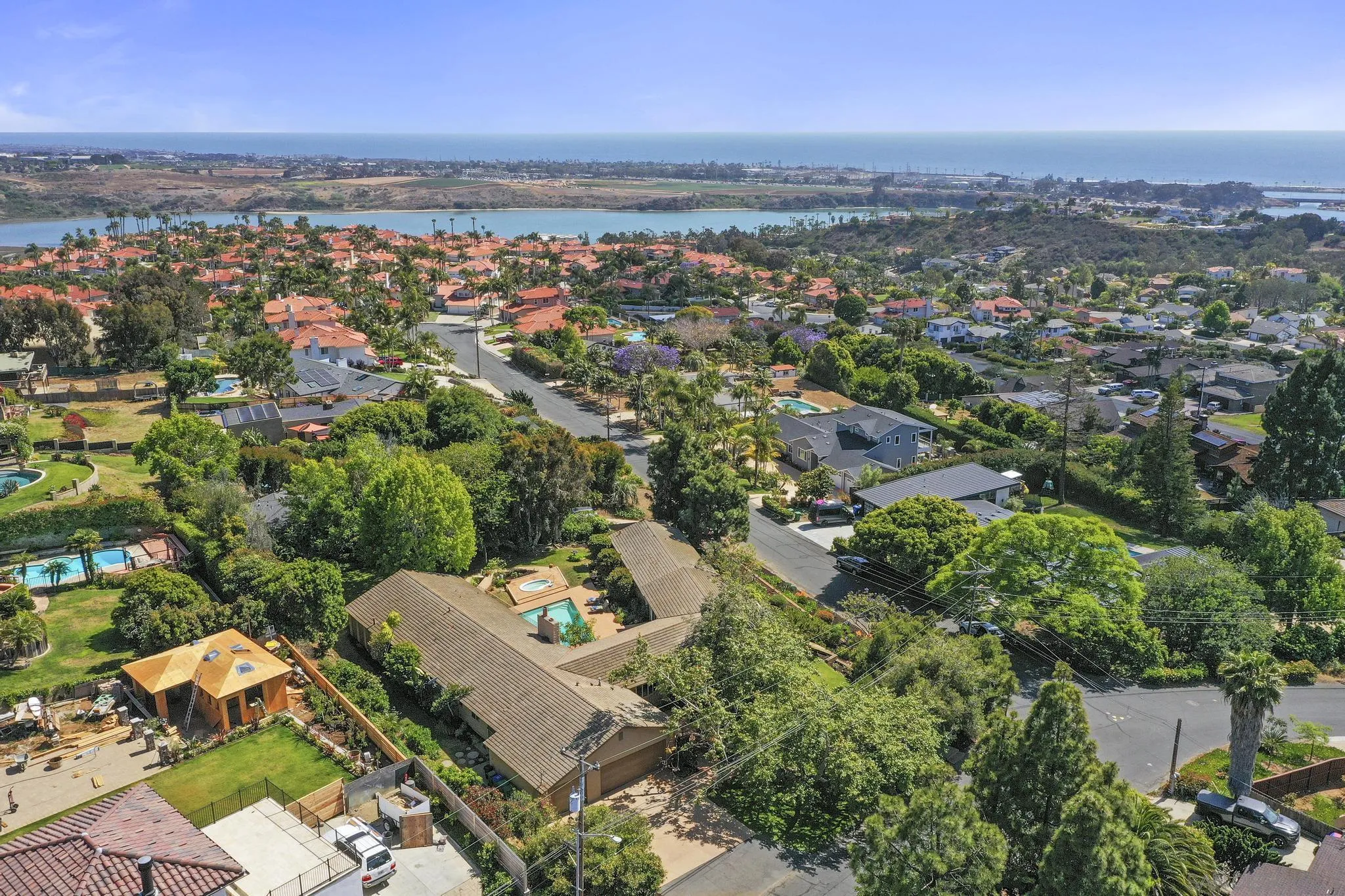 4200 Clearview Drive Carlsbad, CA 92008 - Photo 73 of 73 an aerial view of a city with lots of residential buildings