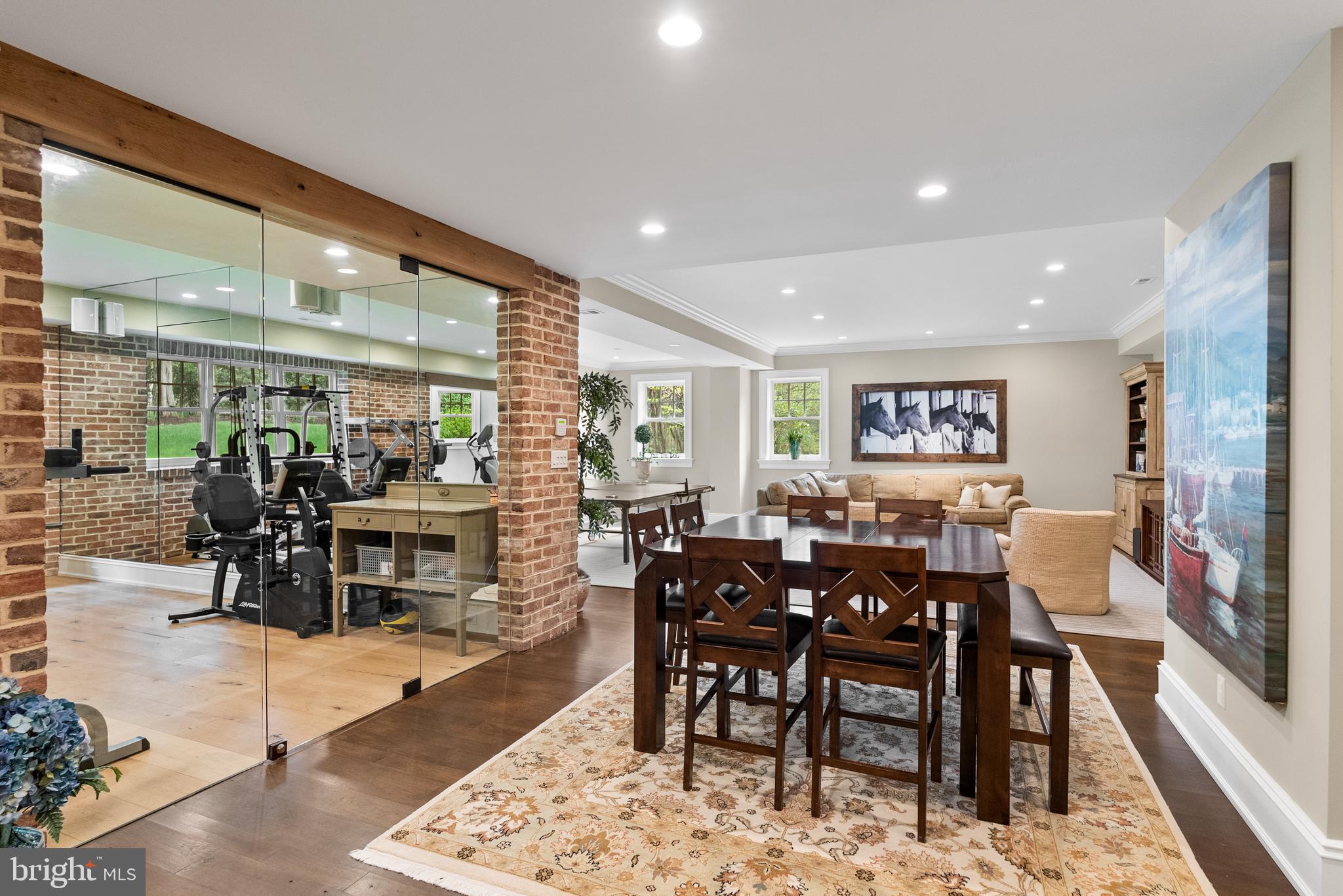 6529 Sothoron Road McLean, VA 22101 - Photo 63 of 103 Recreation room adjoins the gym and media room