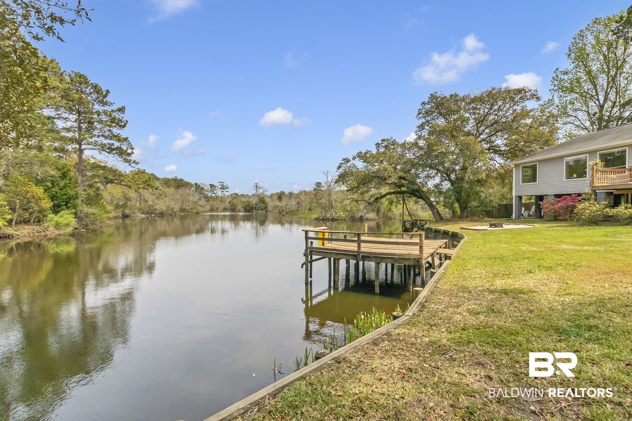 2901 Alston Court Mobile, AL 36605 - Photo 44 of 59 Dock area featuring a water view and a yard