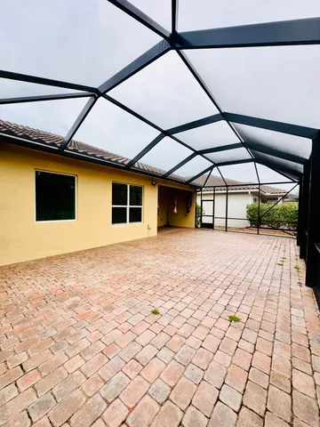 a view of small yard