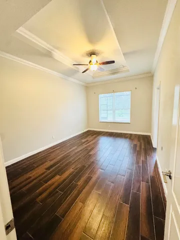 wooden floor in an empty room