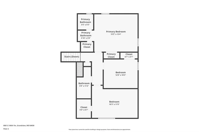 $2,345 | 6901 East 140th Terrace, Grandview, MO 64030