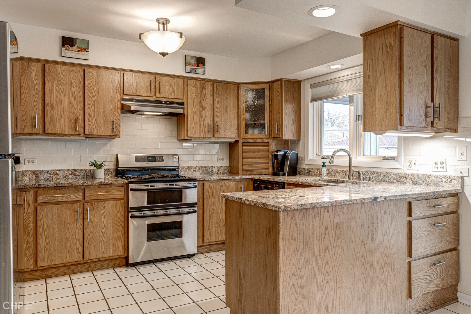 207 Gage Road Riverside, IL 60546 - Photo 10 of 52 a kitchen with stainless steel appliances a sink stove and cabinets