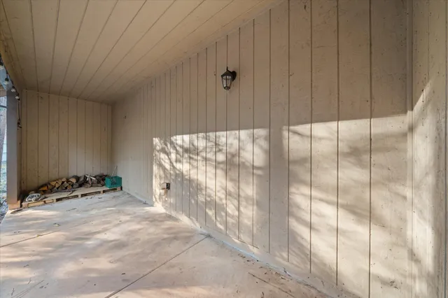 a view of an empty room