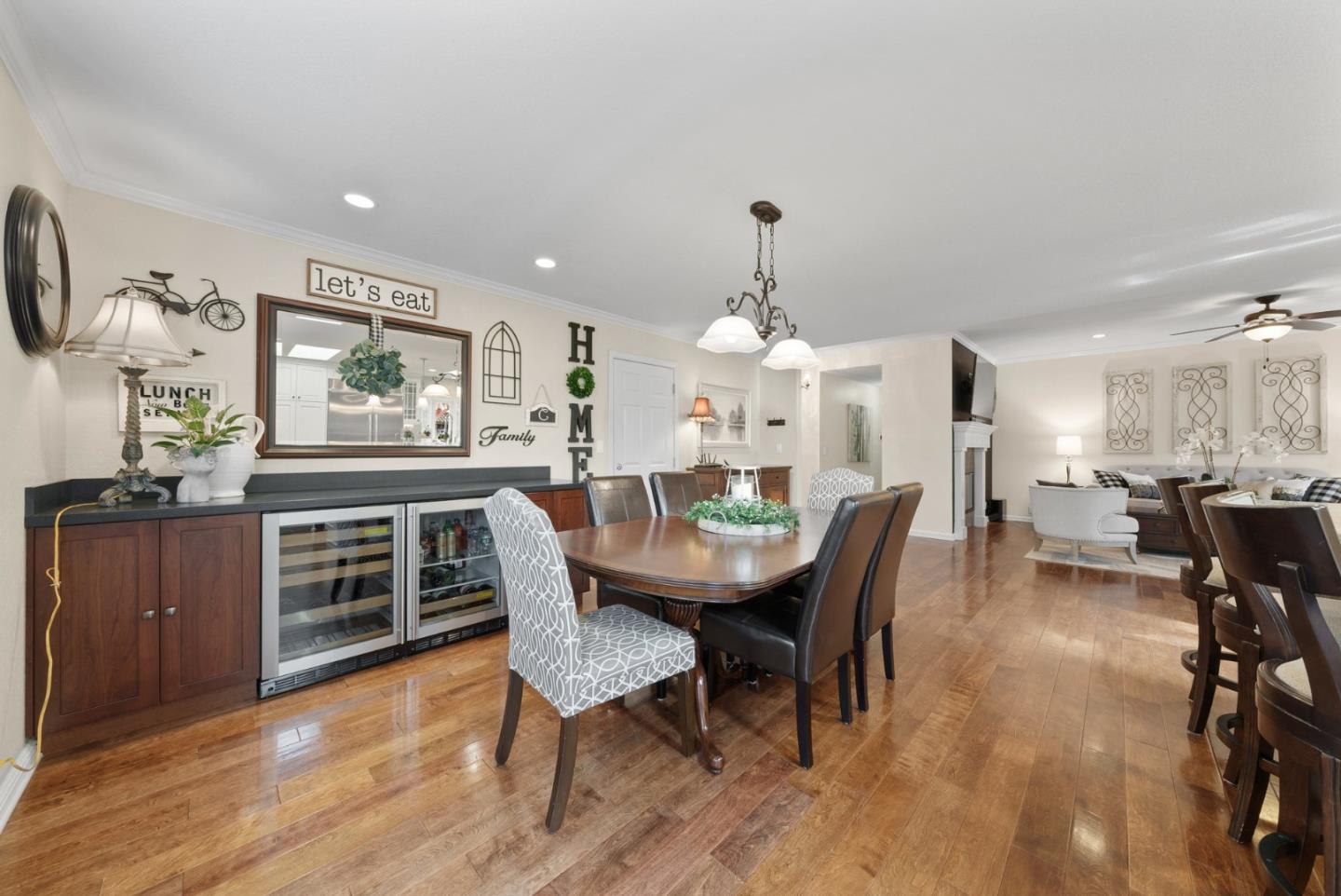 1664 Corte De Pons San Jose, CA 95124 - Photo 13 of 39 a view of a dining room with furniture and wooden floor