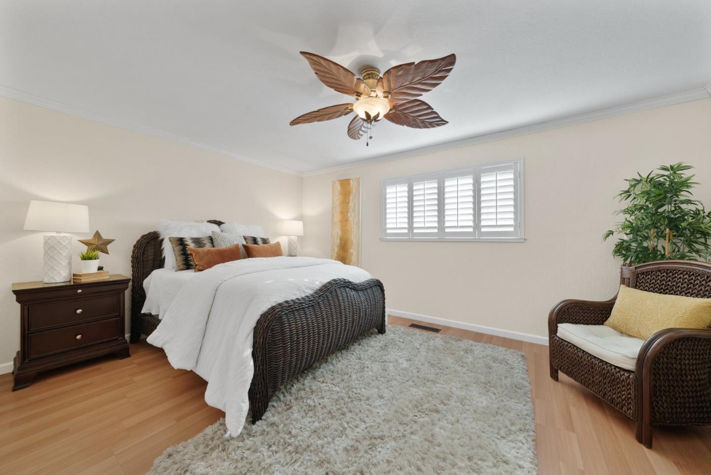 1664 Corte De Pons San Jose, CA 95124 - Photo 25 of 39 a bedroom with a bed and a couch