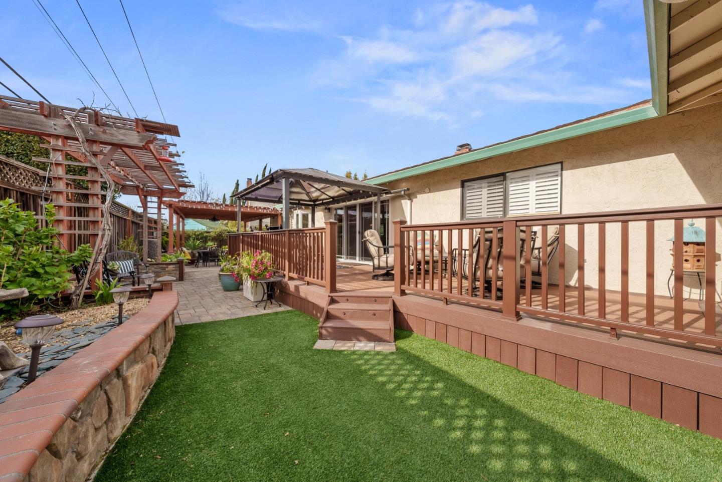 1664 Corte De Pons San Jose, CA 95124 - Photo 33 of 39 a view of a house with backyard and porch