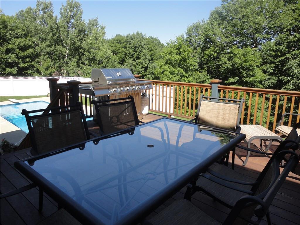 103 Cross Road Minot, ME 04258 - Photo 6 of 35 Mahogany deck overlooking pool/back...