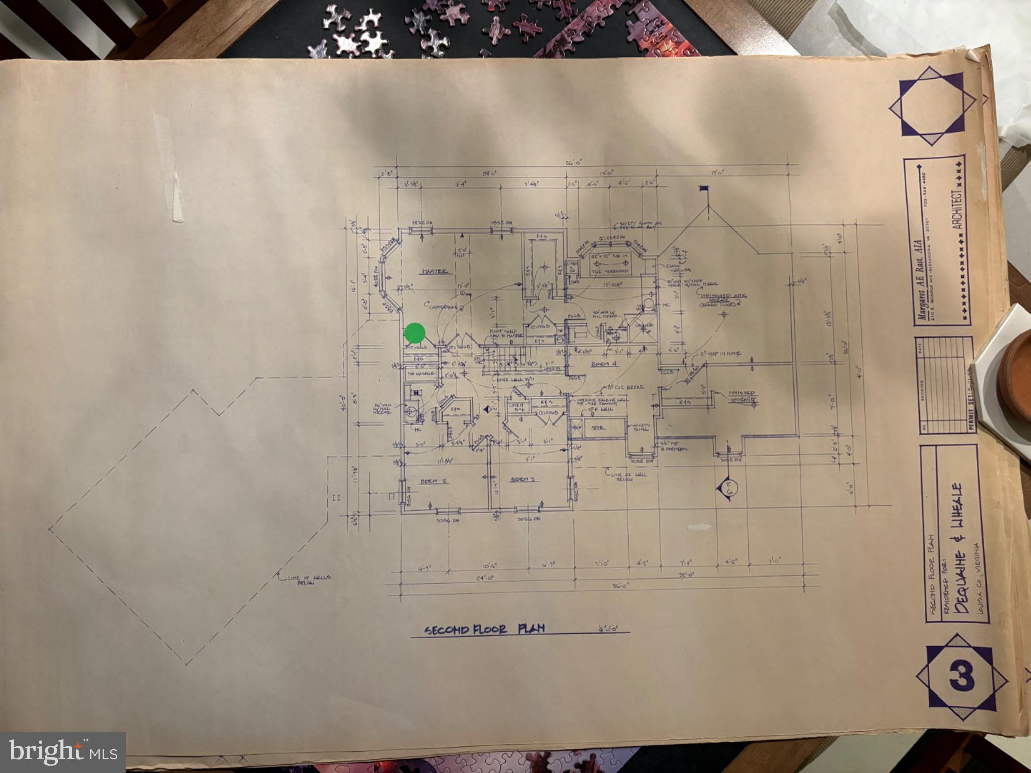 175 Covenant Way Bumpass, VA 23024 - Photo 91 of 91 Architectural blueprint of a home.