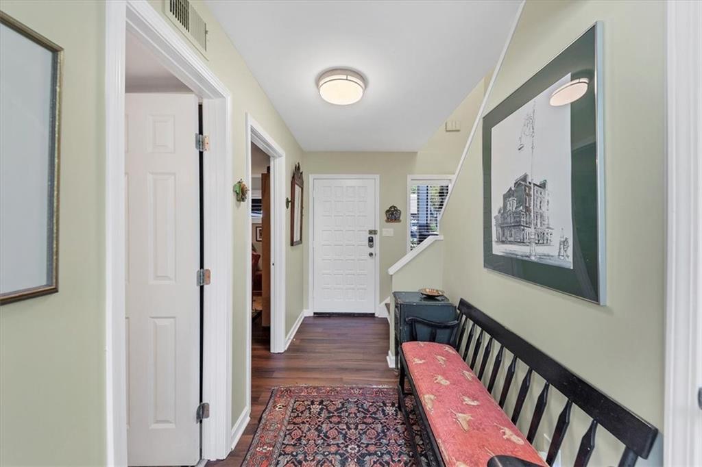 45 Forrest Place Northeast Atlanta, GA 30328 - Photo 4 of 51 a view of a hallway with a bedroom